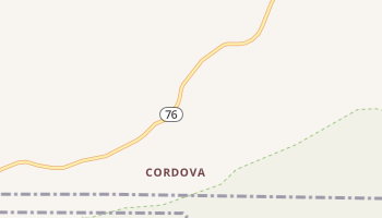 Cordova, New Mexico map