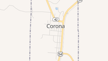 Corona, New Mexico map