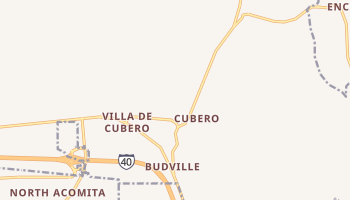 Cubero, New Mexico map