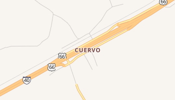 Cuervo, New Mexico map