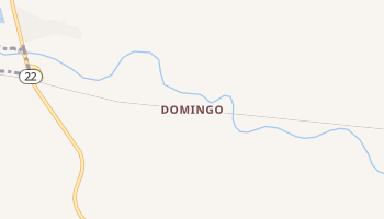 Domingo, New Mexico map