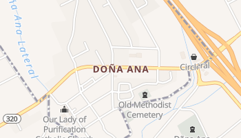 Dona Ana, New Mexico map