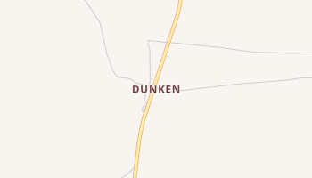 Dunken, New Mexico map