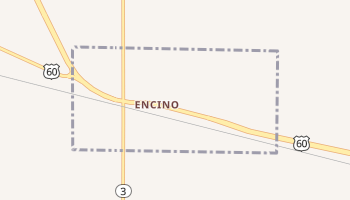 Encino, New Mexico map