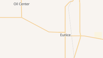Eunice, New Mexico map