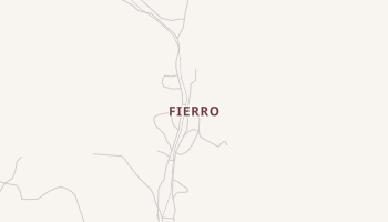Fierro, New Mexico map