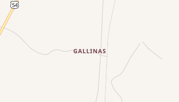 Gallinas, New Mexico map
