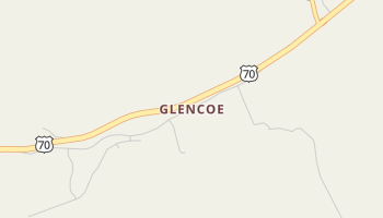 Glencoe, New Mexico map