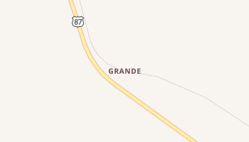 Grande, New Mexico map