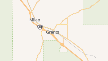 Grants, New Mexico map