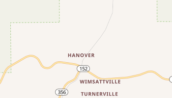 Hanover, New Mexico map