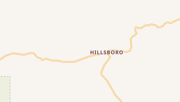 Hillsboro, New Mexico map