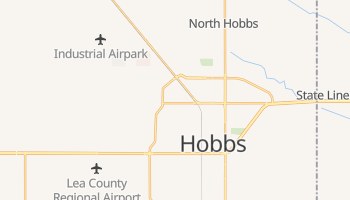 Hobbs, New Mexico map