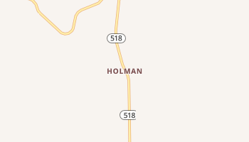Holman, New Mexico map