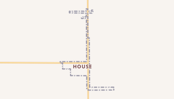 House, New Mexico map