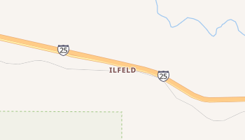 Ilfeld, New Mexico map