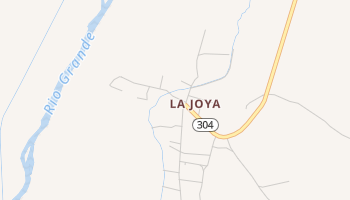 La Joya, New Mexico map