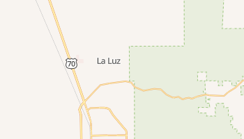 La Luz, New Mexico map