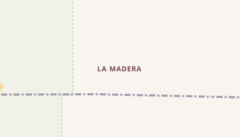 La Madera, New Mexico map