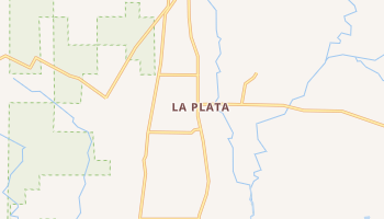 La Plata, New Mexico map