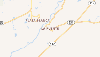 La Puente, New Mexico map