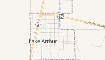 Lake Arthur, New Mexico map