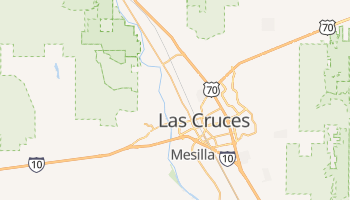 Las Cruces, New Mexico map