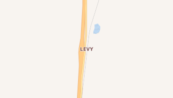 Levy, New Mexico map