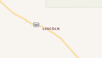 Lincoln, New Mexico map