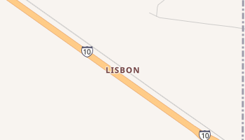 Lisbon, New Mexico map