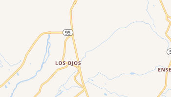 Los Ojos, New Mexico map