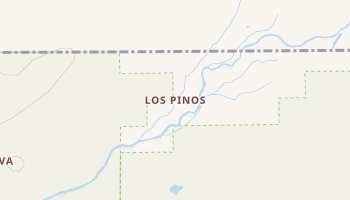 Los Pinos, New Mexico map