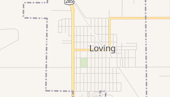 Loving, New Mexico map