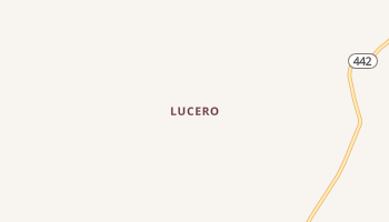 Lucero, New Mexico map