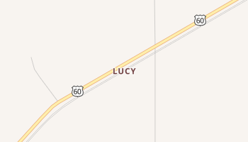Lucy, New Mexico map