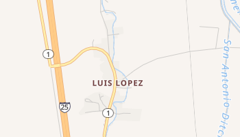 Luis Lopez, New Mexico map