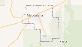 Magdalena, New Mexico map