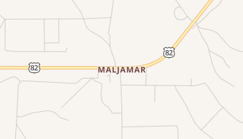 Maljamar, New Mexico map
