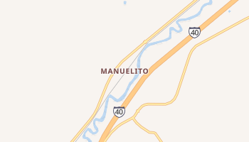 Manuelito, New Mexico map