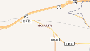 McCartys, New Mexico map