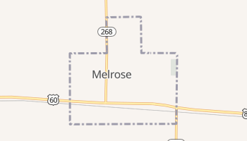 Melrose, New Mexico map