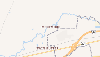 Mentmore, New Mexico map