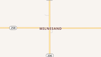Milnesand, New Mexico map