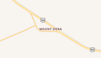 Mount Dora, New Mexico map