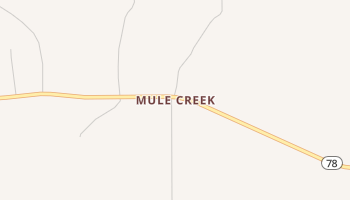 Mule Creek, New Mexico map