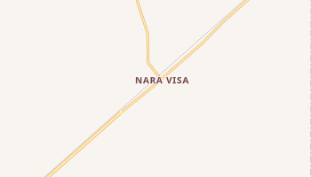 Nara Visa, New Mexico map
