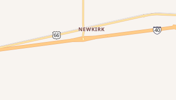 Newkirk, New Mexico map