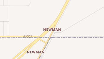 Newman, New Mexico map