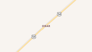 Obar, New Mexico map