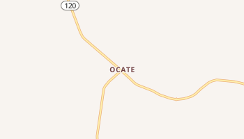 Ocate, New Mexico map